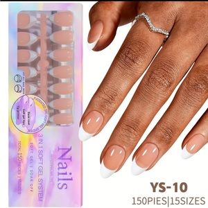 Gel X French Manicure Nails